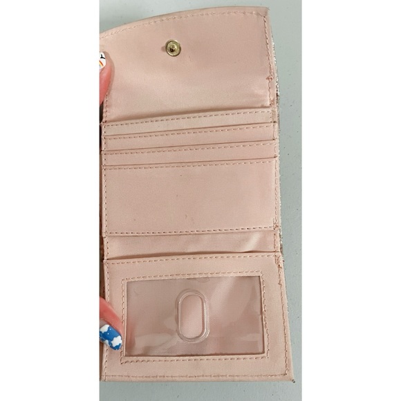 Mauve Pink Pastel Glitter Wallet Cardholder Pouch 🎀✨ #glitter #coquette #wallet - Picture 3 of 4